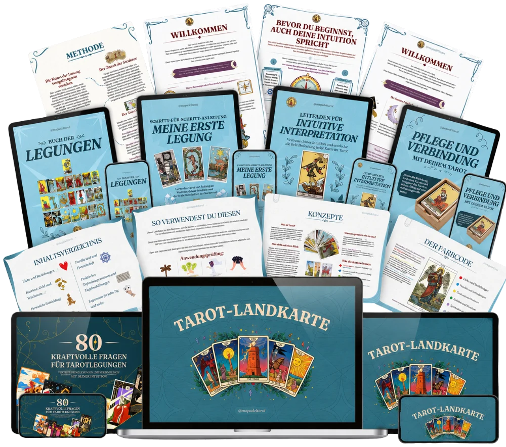 Die komplette Tarot-Landkarte — mit allen Materialien und Bonusinhalten